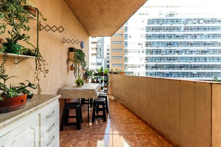 Varanda de apartamento à venda com 1 quarto, 90m² em Bela Vista, São Paulo