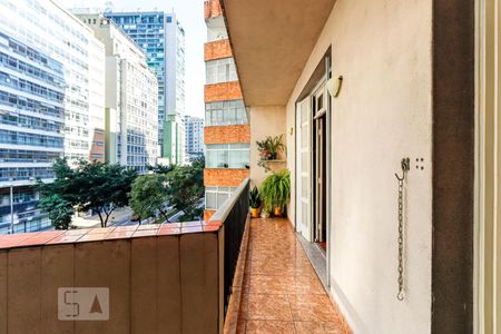 Varanda de apartamento à venda com 1 quarto, 90m² em Bela Vista, São Paulo