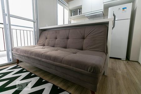 Sala - Sofa de kitnet/studio para alugar com 1 quarto, 28m² em Brás, São Paulo