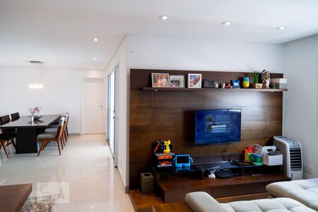 Sala TV de apartamento à venda com 2 quartos, 105m² em Jardim Caravelas, São Paulo