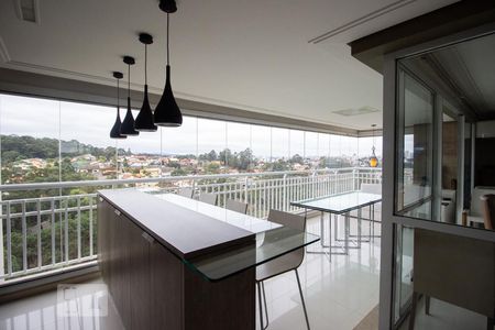 Varanda gourmet de apartamento à venda com 4 quartos, 186m² em Rio Pequeno , São Paulo