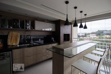 Varanda gourmet de apartamento à venda com 4 quartos, 186m² em Rio Pequeno , São Paulo