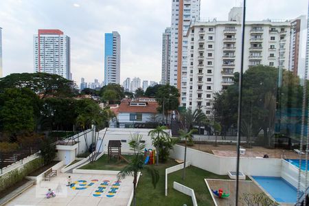 Vista da sala de apartamento à venda com 3 quartos, 150m² em Cidade Monções, São Paulo