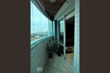 Varanda da Sala de apartamento à venda com 3 quartos, 91m² em Vila Pinheirinho, Santo André