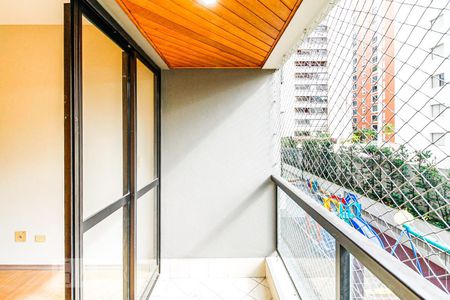 Varanda de apartamento à venda com 2 quartos, 58m² em Brooklin Paulista, São Paulo