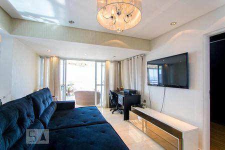 Sala de TV de apartamento à venda com 3 quartos, 155m² em Vila Santa Teresa, Santo André