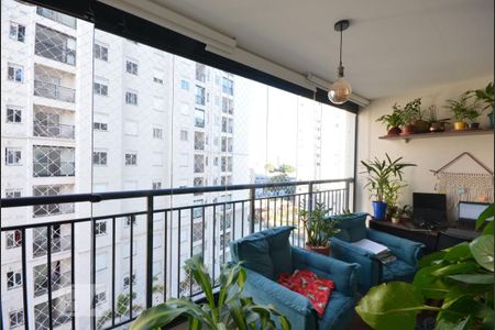 Varanda da Sala de apartamento para alugar com 2 quartos, 59m² em Cambuci, São Paulo