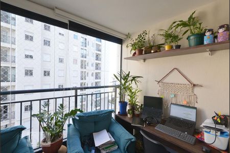 Varanda da Sala de apartamento para alugar com 2 quartos, 59m² em Cambuci, São Paulo