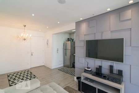 Sala de apartamento à venda com 3 quartos, 67m² em Vila Homero Thon, Santo André