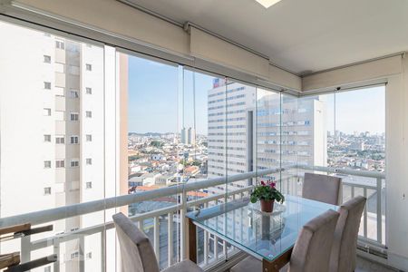 Varanda Gourmet de apartamento à venda com 3 quartos, 67m² em Vila Homero Thon, Santo André