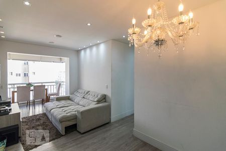 Sala de apartamento à venda com 3 quartos, 67m² em Vila Homero Thon, Santo André