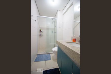 Banheiro de kitnet/studio à venda com 1 quarto, 41m² em Centro, Jundiaí