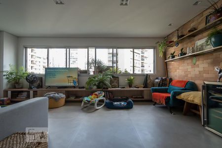 Sala de apartamento à venda com 3 quartos, 130m² em Campo Belo, São Paulo