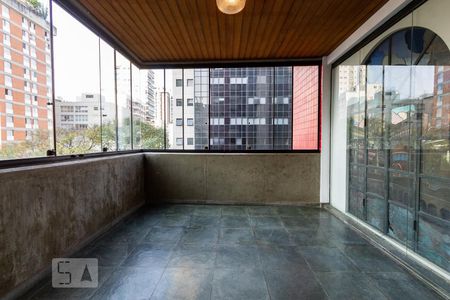Varanda de apartamento para alugar com 3 quartos, 184m² em Paraíso, São Paulo