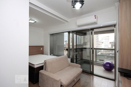 Sala de apartamento para alugar com 1 quarto, 38m² em República, São Paulo