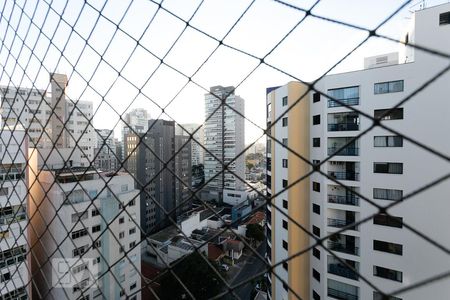 Vista da Sala de apartamento à venda com 1 quarto, 40m² em Pinheiros, São Paulo