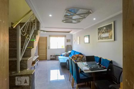 Sala de casa de condomínio à venda com 4 quartos, 100m² em Vila Caraguatá, São Paulo