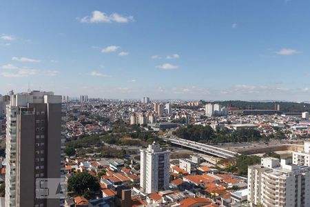 Vista Varanda da Sala de apartamento para alugar com 3 quartos, 74m² em Vila Monte Alegre, São Paulo