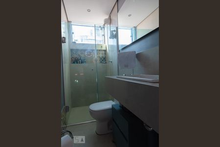 Banheiro de kitnet/studio à venda com 1 quarto, 36m² em Consolação, São Paulo