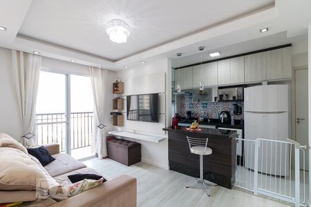 Sala de apartamento à venda com 2 quartos, 54m² em Vila Augusta, Guarulhos