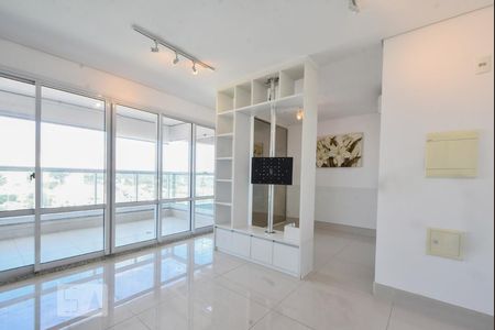 Sala de apartamento à venda com 1 quarto, 43m² em Campo Belo, São Paulo