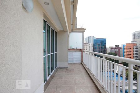 Varanda de apartamento para alugar com 1 quarto, 45m² em Bela Vista, São Paulo