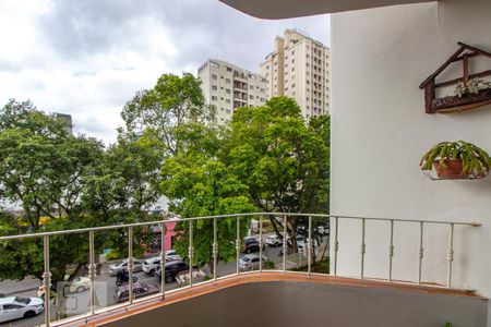 Varanda da Sala de apartamento para alugar com 3 quartos, 90m² em Vila Azevedo, São Paulo