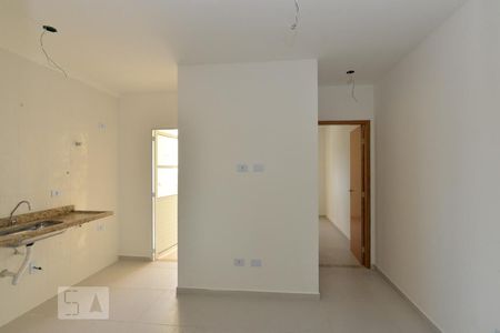 Sala e cozinha de apartamento à venda com 1 quarto, 33m² em Vila Isolina Mazzei, São Paulo