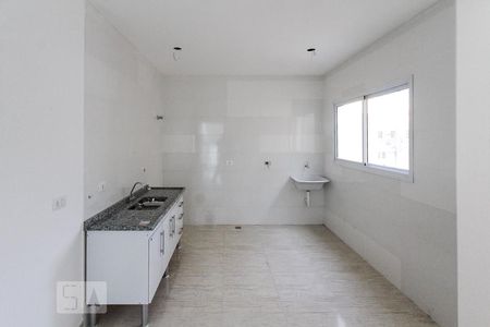 Cozinha de apartamento à venda com 2 quartos, 40m² em Parque São Lucas, São Paulo