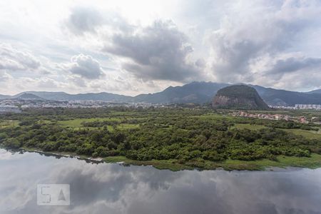 Varanda da Sala Vista de apartamento à venda com 2 quartos, 80m² em Jacarepaguá, Rio de Janeiro