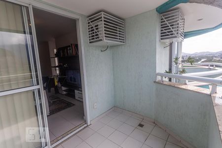 Varanda da Sala de apartamento à venda com 2 quartos, 80m² em Jacarepaguá, Rio de Janeiro