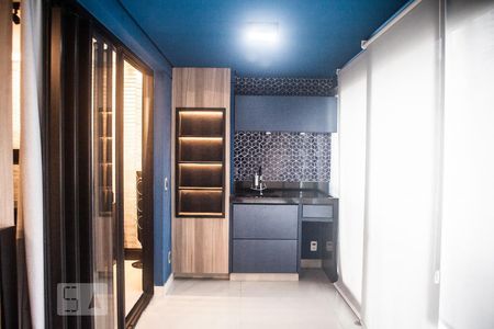 Varanda gourmet de apartamento à venda com 1 quarto, 45m² em Bela Vista, São Paulo