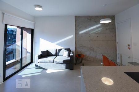 Sala/Cozinha de apartamento à venda com 1 quarto, 46m² em Itaim Bibi, São Paulo