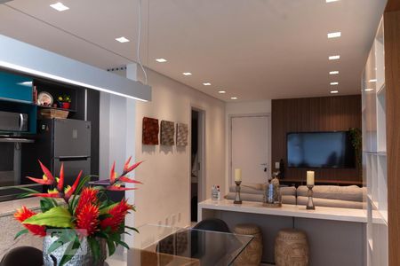 Sala de apartamento à venda com 1 quarto, 56m² em Vila da Serra, Nova Lima
