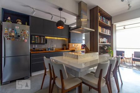 Cozinha de apartamento à venda com 1 quarto, 59m² em Brás, São Paulo