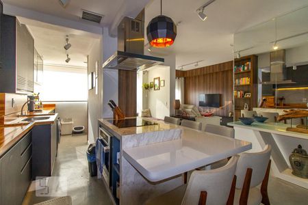 Sala/Cozinha de apartamento à venda com 1 quarto, 59m² em Brás, São Paulo