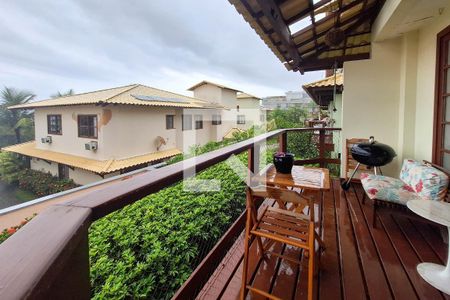 Varanda da Sala de casa de condomínio para alugar com 3 quartos, 140m² em Camboinhas, Niterói