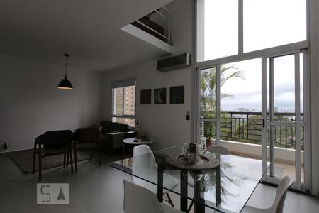 Sala de apartamento para alugar com 1 quarto, 85m² em Paraíso do Morumbi, São Paulo