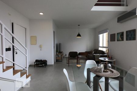 Sala de apartamento para alugar com 1 quarto, 85m² em Paraíso do Morumbi, São Paulo