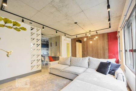 Sala de Estar de apartamento para alugar com 1 quarto, 70m² em Cidade Monções, São Paulo