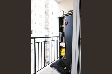 Varanda da Sala de apartamento à venda com 2 quartos, 59m² em Parque João Ramalho, Santo André
