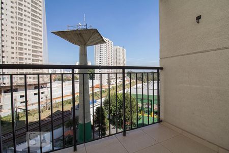 Varanda da Sala de apartamento à venda com 1 quarto, 53m² em Lapa, São Paulo