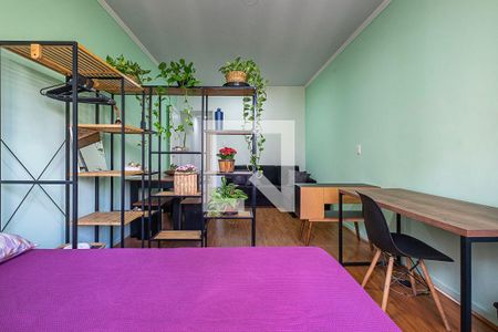 Sala/Quarto de apartamento para alugar com 1 quarto, 40m² em Pinheiros, São Paulo