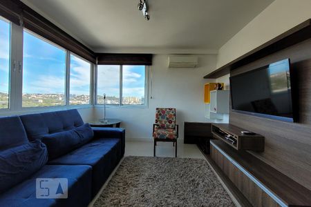 Sala de apartamento à venda com 1 quarto, 55m² em Jardim Botânico, Porto Alegre