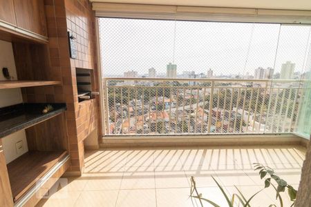 Varanda gourmet de apartamento para alugar com 3 quartos, 83m² em Vila Valparaíso, Santo André