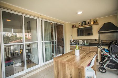 Varanda Gourmet de apartamento à venda com 3 quartos, 83m² em Jardim Brasil (zona Sul), São Paulo