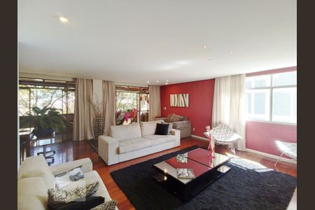 Sala de apartamento à venda com 4 quartos, 240m² em Gutierrez, Belo Horizonte