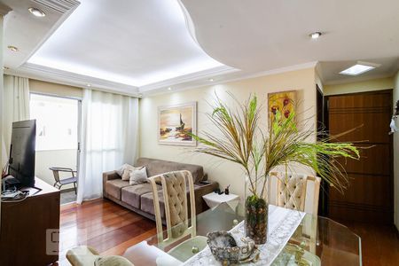 Sala de apartamento à venda com 3 quartos, 90m² em Vila Gilda, Santo André