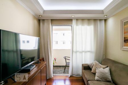 Sala de apartamento à venda com 3 quartos, 90m² em Vila Gilda, Santo André