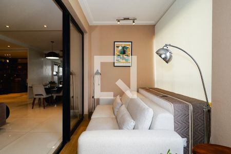 Varanda da Sala de apartamento à venda com 2 quartos, 146m² em Jardim Panorama, São Paulo